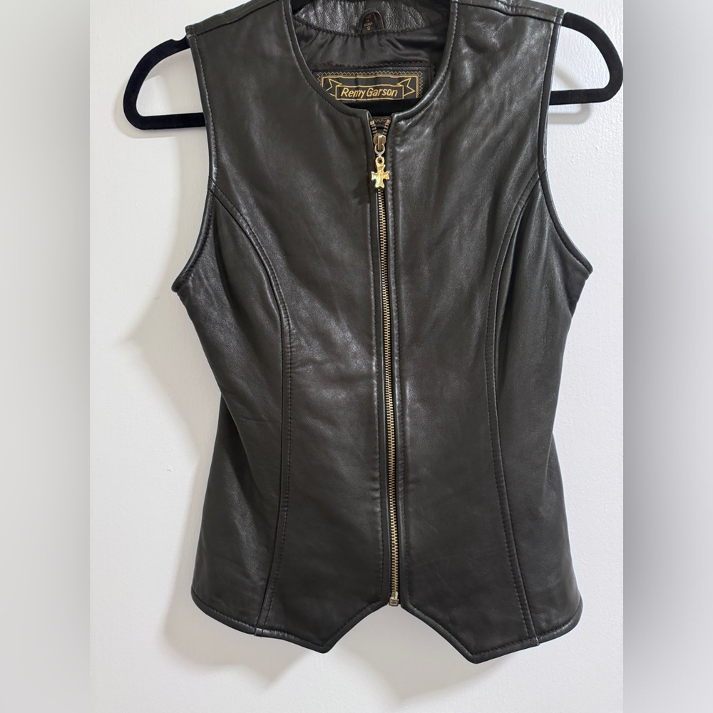 Vintage Remy Garson Leather Vest